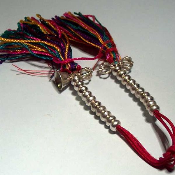 Zähler für Mala aus Silber